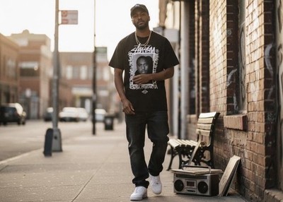 Stussy x NEXUSVII x NAS Black President Tee L Vintage 2008 Photo
