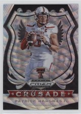 2020 Panini Prizm Draft Picks Crusade Blue Wave /299 Patrick Mahomes II #80 hg6