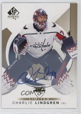 2024-25 SP Authentic Limited Auto Charlie Lindgren #64 Auto 4lz