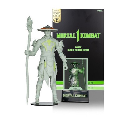Mortal Kombat 7  Figure Exclusive SDCC Glow In The Dark Raiden Mcfarlane Toys