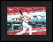 2025 Chase Utley Topps Classic Swings Red /5 #CS-22 Philadelphia Phillies