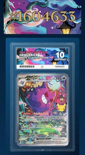 Pokemon Gengar EX 154/128 Ace 10 30th Celebration Anniversary PERFECT SUBS