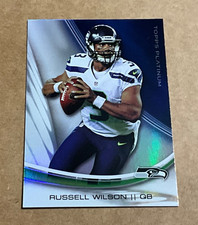 2013 Topps Platinum # 31 Russell Wilson Seattle Seahawks Football NFL