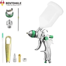 HVLP Auto Paint Air Spray Gun Gravity Feed Automotive Car Primer 1.7mm Nozzle