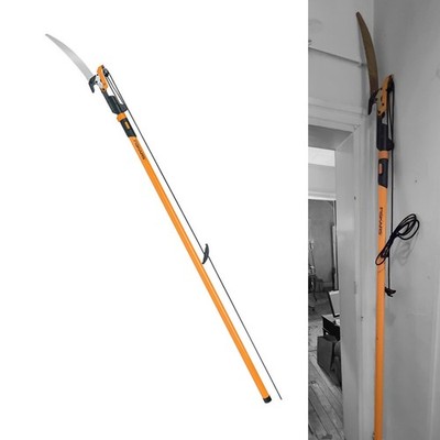 FISKARS PowerLever 1-1/8'' Tree Pruner + 15''  Saw Blade, 7' - 14' Fiberglass Pole
