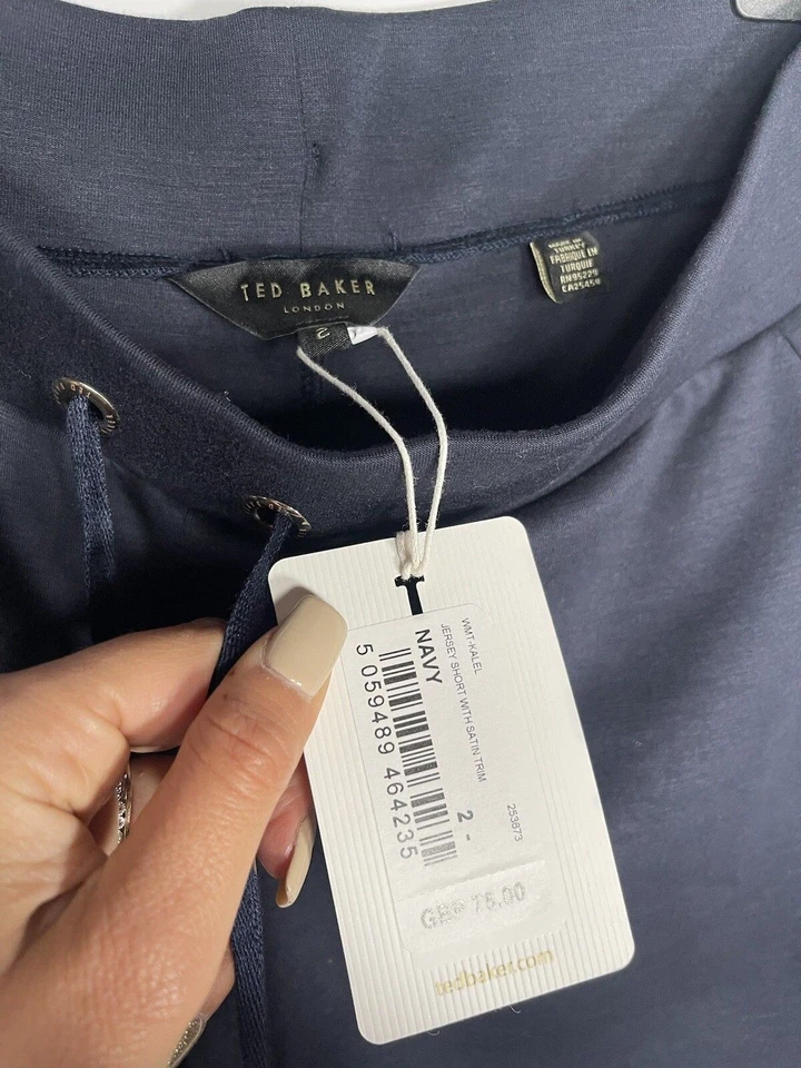 TED BAKER Shorts - UK10 W28 - Navy - Brand New With Tags - Women’s - Image 3 of 4