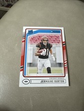 Jermaine Burton 2024 Panini Donruss Rated Rookie BASE #368 (RC) BENGALS