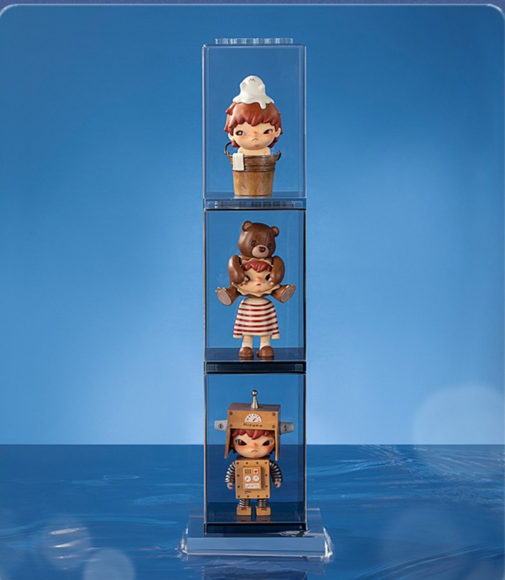 Pop Mart POP DISPLAY BOX Ocean Blue 3pk