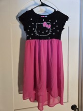 Hello Kitty Pink And Black Dress Size Medium