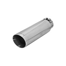 Flowmaster Exhaust Tip - 3.50 In. Angle Cut Polished Ss Fits 2.50 In. Tubing - Flowmaster Exhaust Tip - 3.50 In. Angle Cut Polished Ss Fits 2.50 In. Tubing -