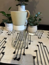 Vintage Gemco Clear Glass Nut Grinder