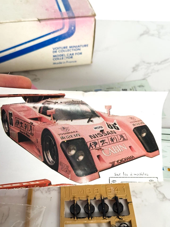 Nissan Provence Moulage March Nº 86 - Le Mans 1988 - Hecho en Francia Foto 4 de 4