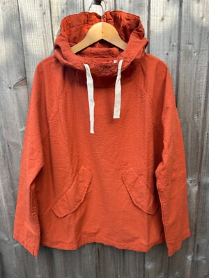 Albam Seersucker Kitteljacke Overhead brandneu mit Etikett Oi Polloi Freizeit Folk