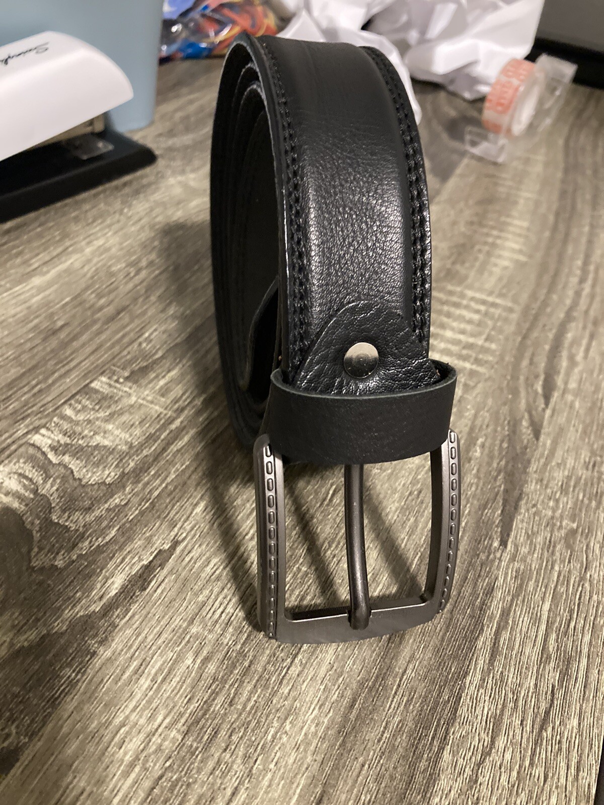 Leather Belt Handmade made with real cow leather-image