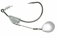 Owner Hooks Flashy Swimmer with CPS - Silver Colorado - 1/8oz hook: 1/0 qty: 2