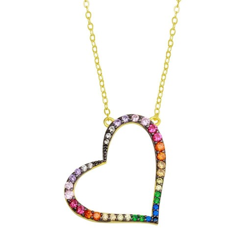 Argentia | 925s | Collana a catena Figaro da 2 mm in argento Sterling placcato in rodio