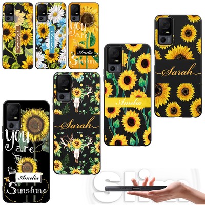 Personalised Unique Phone Case Sunflower Cover For TCL 30 SE 40 XE 505 T-Mobile