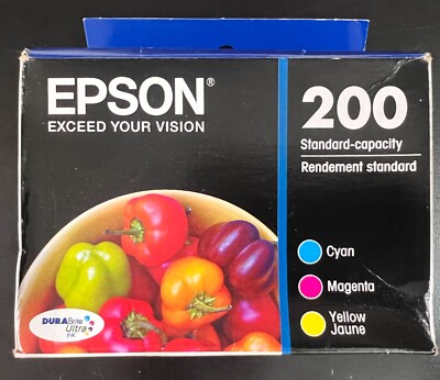 Epson 200 T200520 Cyan Magenta Yellow Tri-Color Multi-Pack 1162