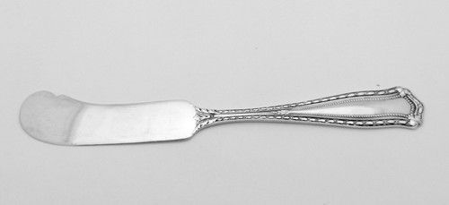 Vintage Marie Louise by Shreve Sterling Silver Butter Spreader 5 3/4" - Picture 3 of 4