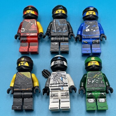 Lego Ninjago Hunted Minifigures Lot 70655 Cole LLoyd Jay Nya Kai Zane