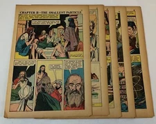 1960 nine page cartoon story ~ SMALLEST PARTICLE - Story Of The Atom