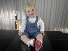 Donna Rubert Künstlerpuppe Vinyl Puppe 67 cm. Top Zustand