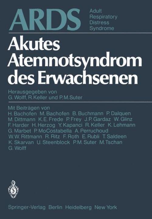 Thumbnail - P. M. Suter (u. A.) | Ards Akutes Atemnotsyndrom Des Erwachsenen.