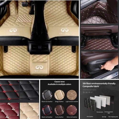 For Infinity G35 G25 G37 G20 Q50 QX50 QX60 M35 M37 M45 Car Floor Mats Liners - Picture 12 of 37