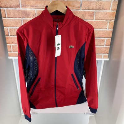 Veste rouge Novak Djokovic Lacoste taille M rouge