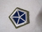 MILITARY PATCH US ARMY COLORED SEW ON WW2 ERA NO GLOW 5TH CORPS GERMANY
