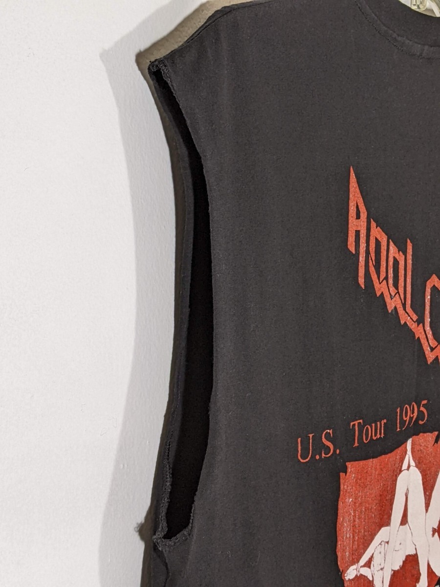 Rare AxCx 1995 Tour Shirt Sleeveless XL Seth Putnam Grindcore