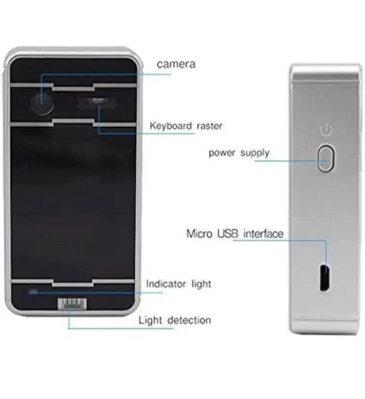 Hangang virtual keyboard wireless black PC tablet laptop laser projection... - Image 2 of 4