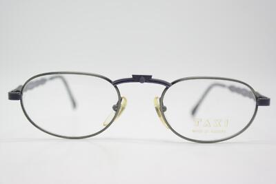Vintage Brille Taxi V2 Grün Violett Oval Brillengestell eyeglasses