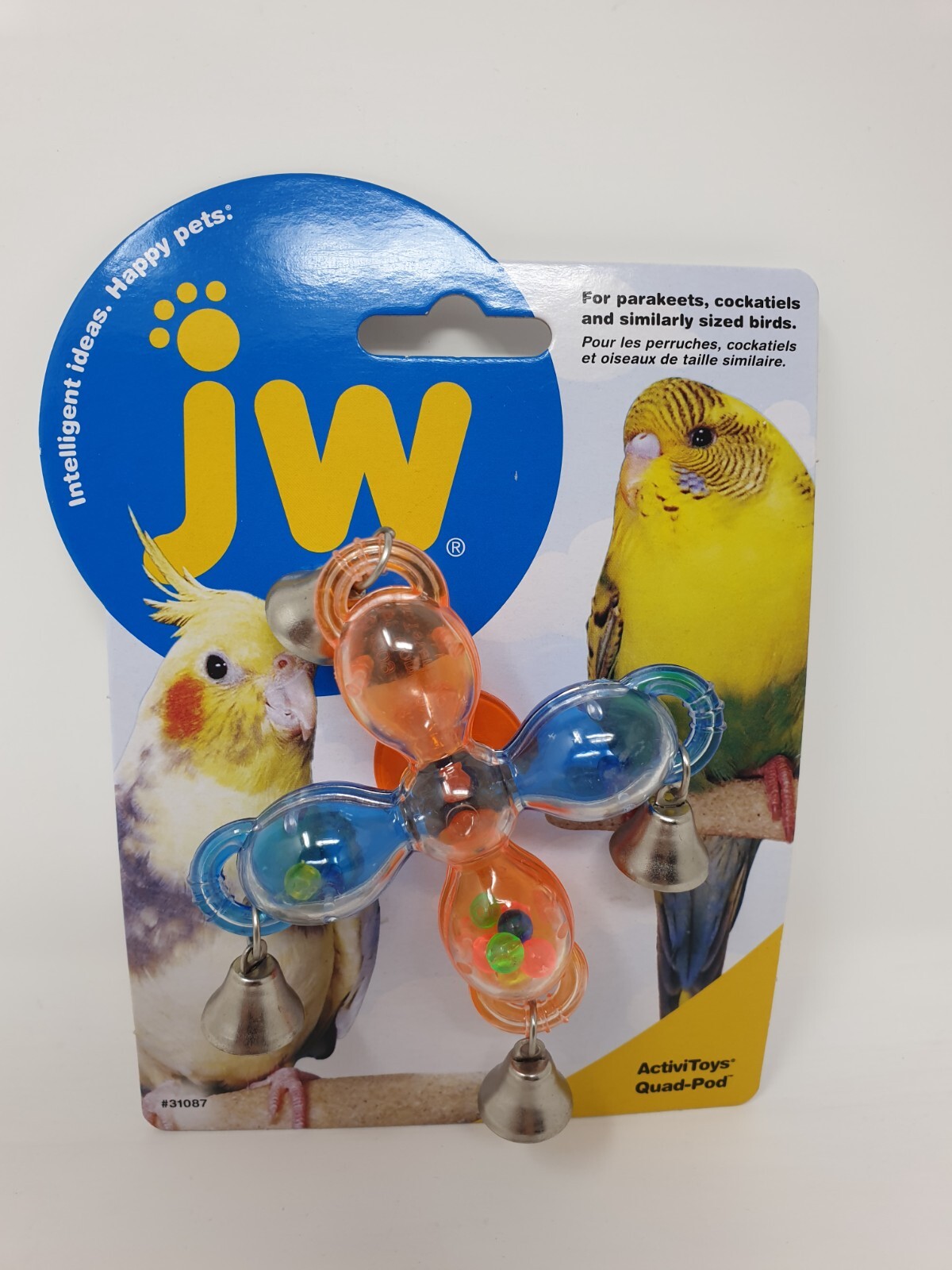 JW bird enrichment toys for cockatiel, budgie and parakeets mirror