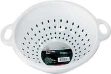 NEW Chef Craft 21311 WHITE Deep Colander, 11" x 5"  5 QT  PLASTIC  0092007