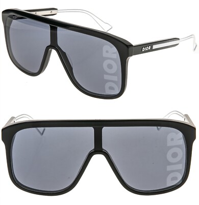 CHRISTIAN DIOR FAST Black Mask Removable Strap M1I Sunglasses