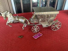 Horse & Carriage Music Box w/ Thorens Mechanism