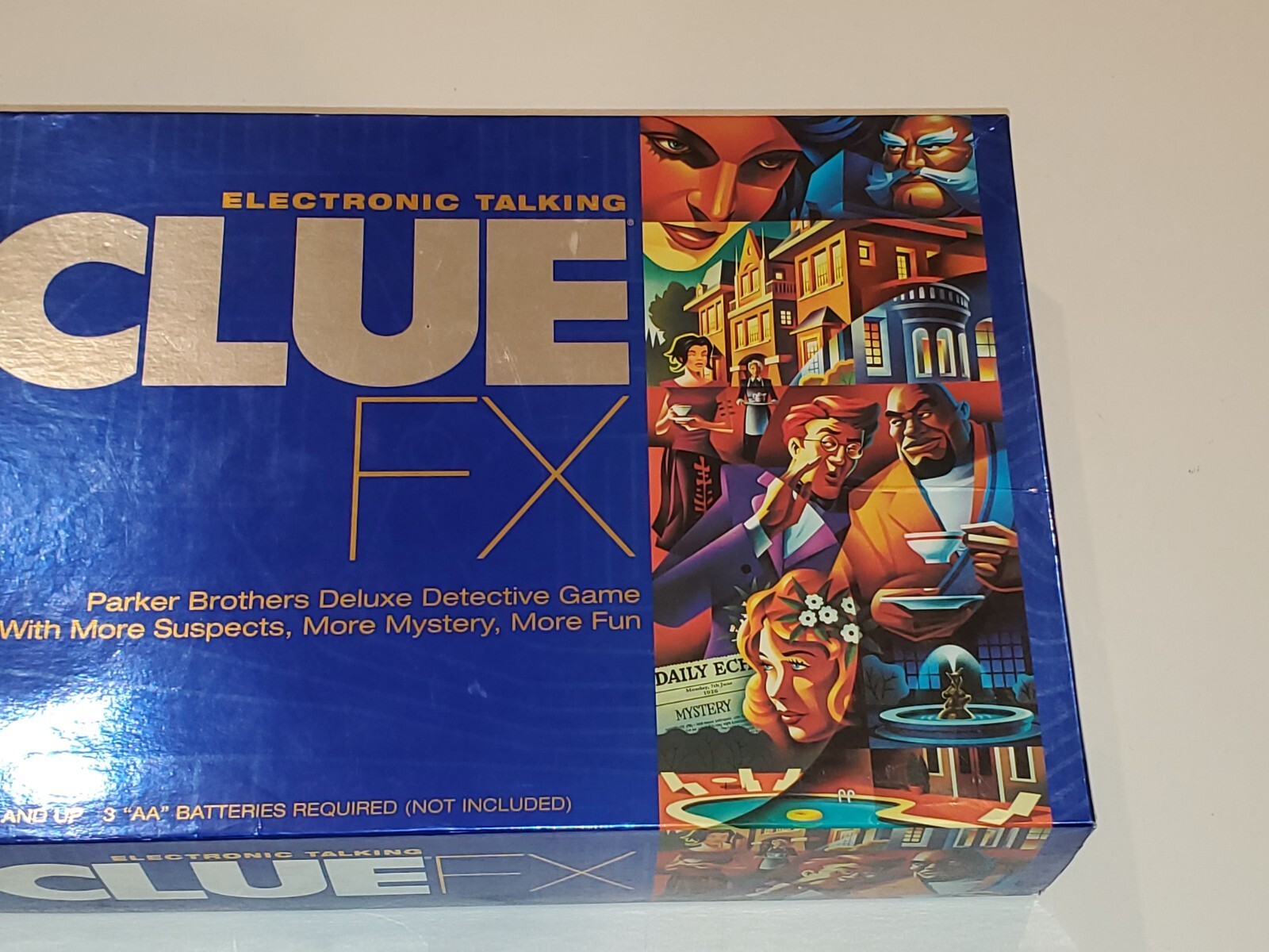 2003 Parker Bros. Electronic Talking CLUE FX Board Game Great Condition Complete