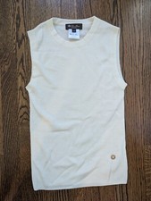 Loro Piana Cashmere Knitwear Vest White