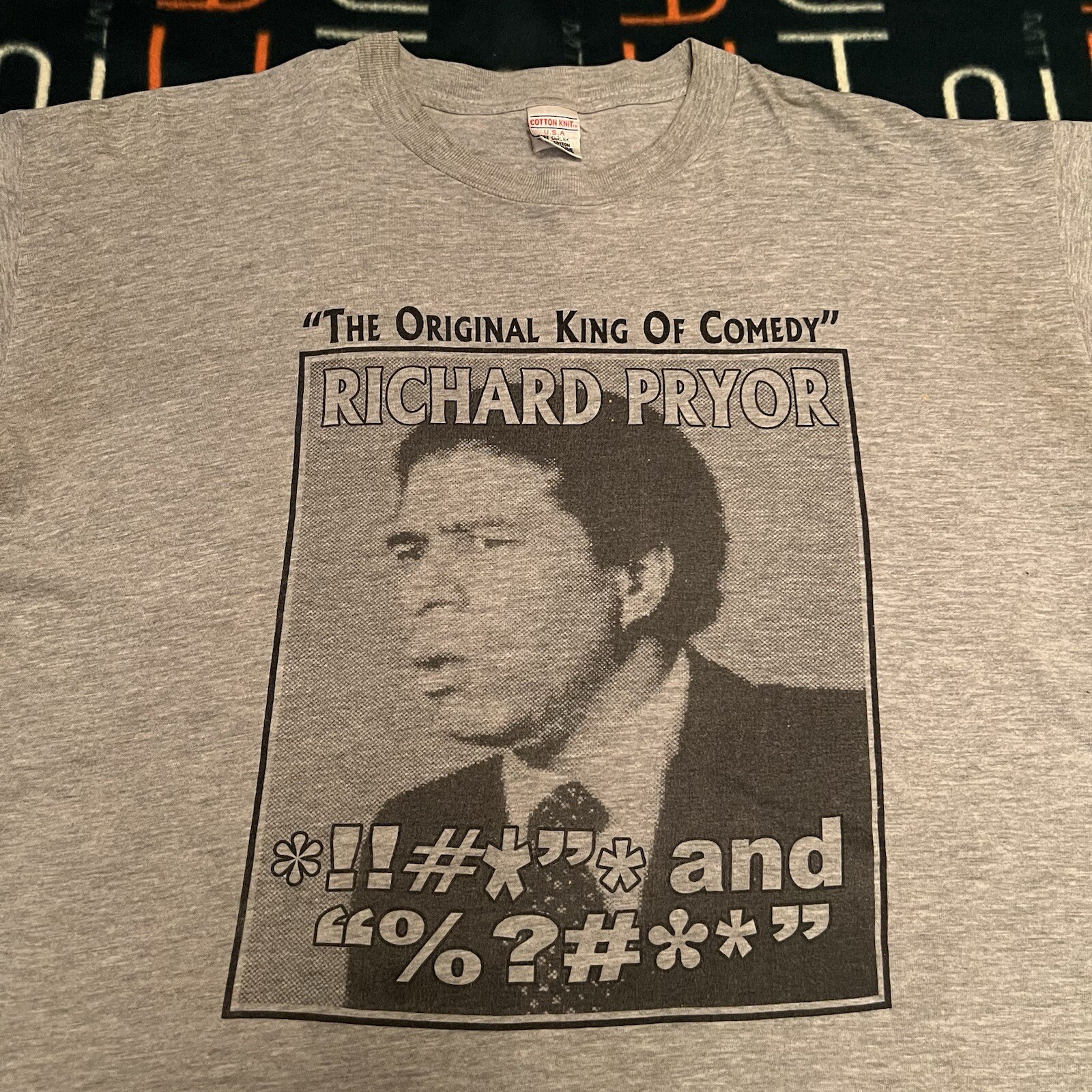 Vintage Richard Pryor Shirt Gray Size XXL Original King Of Comedy Promo Y2K VTG