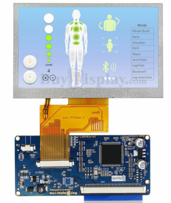 Low Cost LCD Display 4.3'' 480x272 TFT Optional Touch Panel and Arduino Shield