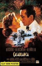 Casablanca (1942) Movie Poster 11x17 Classic