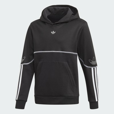 adidas Originals Outline hoodie in black. Age 10-11 \u0026 13-14 years | eBay