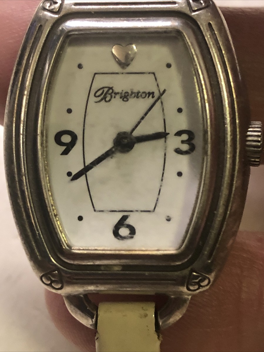BRIGHTON Bismarck Silver & White Watch-Women display picture 1