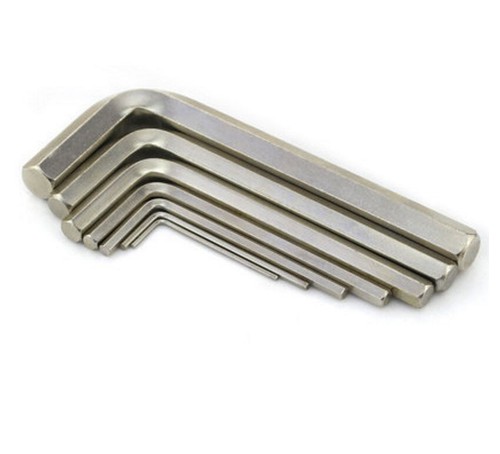 Llaves hexagonales L 3/16 1/16 5/16 3/32 1/8 5/32 7/32 a 1/2 B.S Allen llave hexagonal CR-V - Imagen 7 de 10