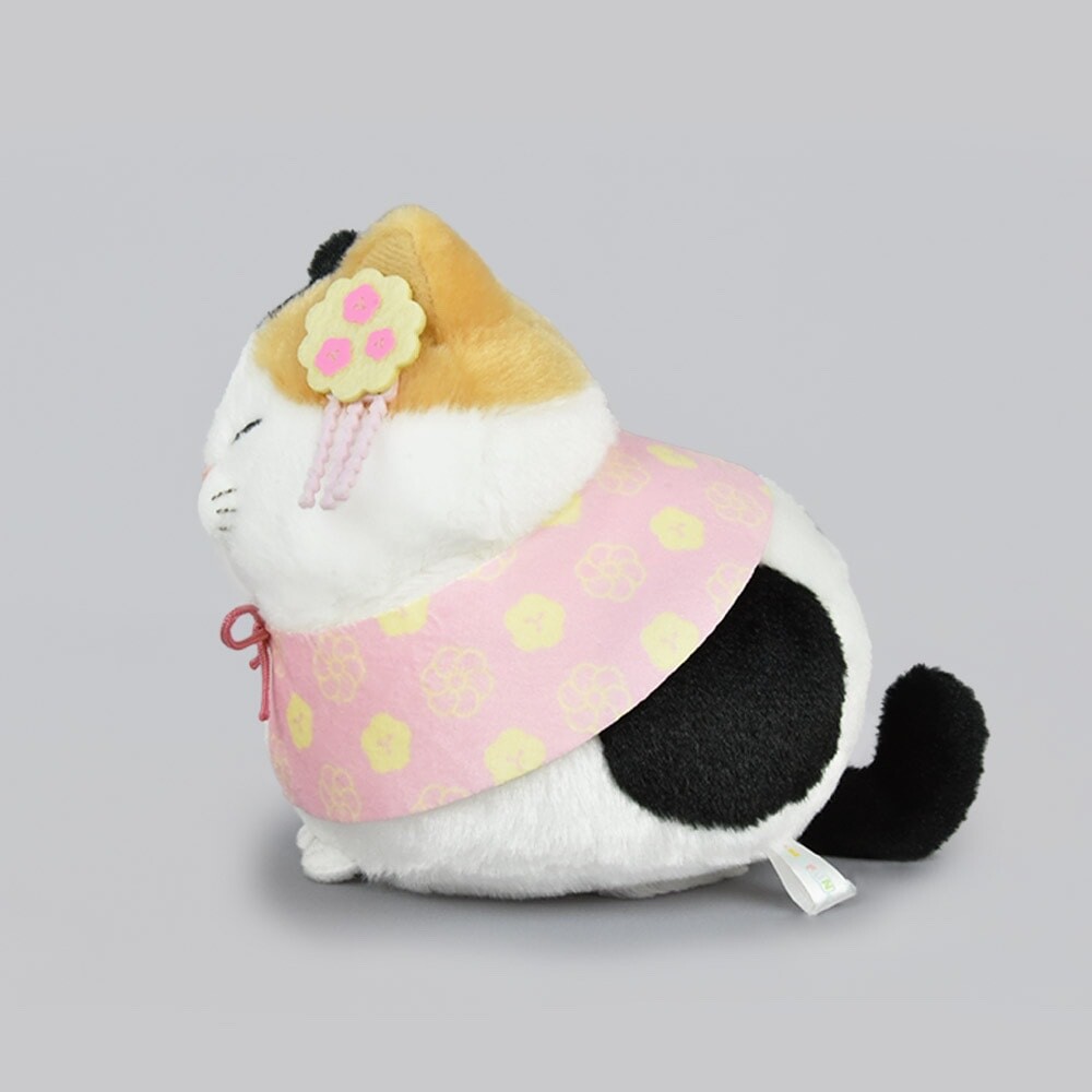 Japanese Cat Plush Gotouchi Higemanjyu ST Hannnari Me-sama(Pink