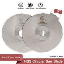 Disco de corte de hoja de sierra cicular HSS de 4" para metal hierro acero inoxidable 108 dientes