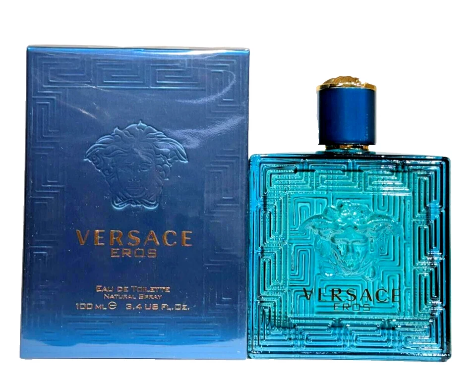 Versace Eros Eau De Toilette 3,4 oz 100 ml spray para hombre Foto 4 de 4