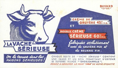 EFGE blotter - The serious cow - found in serious houses