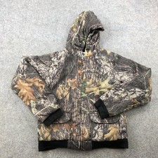 Vintage Wells Creek Jacket Boys 16 / 18 Camouflage Jacket Mossy Oak Camo Hooded